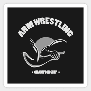 Arm Wrestling Championship Sticker